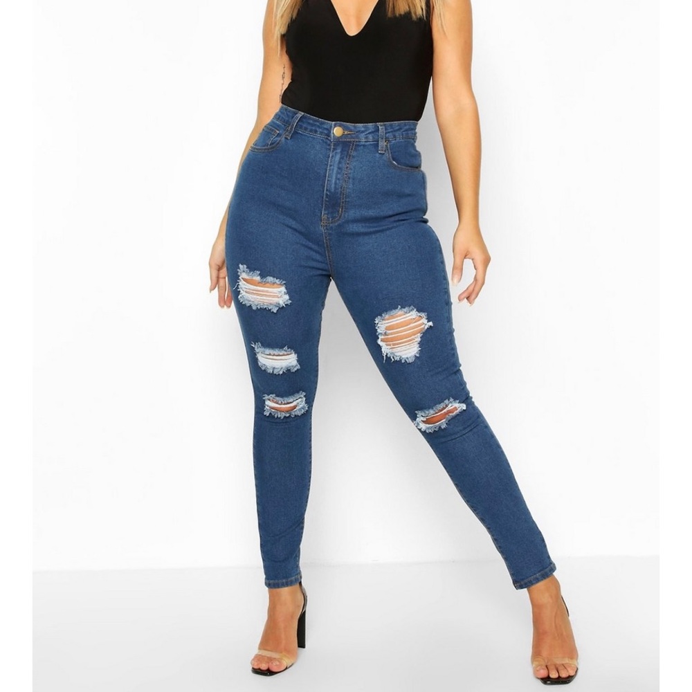 Distressed Skinny Jeans